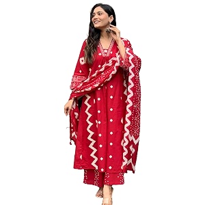 Yashika Women Cotton Blend Floral Printed Kurta