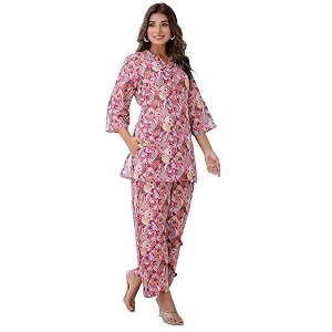 Yashika Women Trendy Printed Cotton Blend Straight