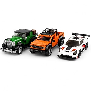 Yashoni Pocket Block Pull-Back Cars Pack of