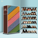 YASHVI Plastic Shoe Stand S16_Colorful Wood Modern