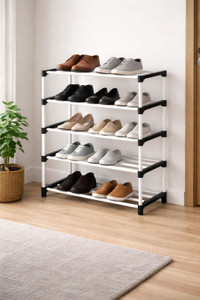 YASHVI shoe rack stand 4 layers Plastic