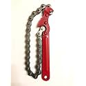 9" Chain Type Oil Filter Wrench Auto Tool Engine Box Spanner Oil Fuel Filter Wrench Tool Spanner Key Tool Red Chain 225 Single Sided Adjustable Wrench