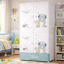 YASONIC Plastic Wardrobe for Kids Clothes 