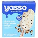 Yasso, Chocolate Chip Cookie Dough Frozen Greek Yogurt Bars, 14 Fl Oz