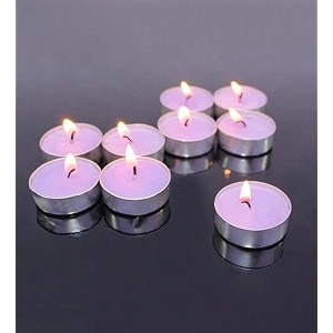 multi-purpose candles for home decorative smokeless pack of 25 pc39s diya tealight candle set purple scented fragrance 12gm wax