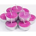 Multi-Purpose Candles for Home Decorative Smokeless Pack of 50 Pc's Diya Tealight Candle Set (Pink, Scented Fragrance, 12gm Wax)