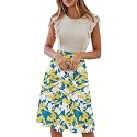 YATHON Women39s Vintage Ruffle Sleeve Floral A