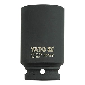 yato yt-1119 deep impact socket 34inch x19mmimpact socket wrench adaptorpower toolshome toolsindustrial toolsmechanical toolsautomotivecrmo scm-440crv50bv30black phosphatedcold forged