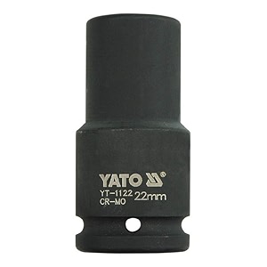yato yt-1119 deep impact socket 34inch x19mmimpact socket wrench adaptorpower toolshome toolsindustrial toolsmechanical toolsautomotivecrmo scm-440crv50bv30black phosphatedcold forged