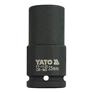 yato yt-1125 deep impact socket 34inch x25mmimpact socket wrench adaptorpower toolshome toolsindustrial toolsmechanical toolsautomotivecrmo scm-440crv50bv30black phosphatedcold forged