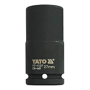 yato yt-1119 deep impact socket 34inch x19mmimpact socket wrench adaptorpower toolshome toolsindustrial toolsmechanical toolsautomotivecrmo scm-440crv50bv30black phosphatedcold forged