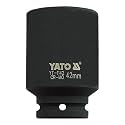 Yato YT-1142 Deep Impact Socket 3/4inch X42mm|Impact Socket Wrench Adaptor|Power Tools|Home Tools|Industrial tools|Mechanical Tools|Automotive|CrMo SCM-440|CrV50BV30|Black Phosphated|Cold Forged