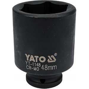 yato yt-1148 deep impact socket 34inch x48mmimpact socket wrench adaptorpower toolshome toolsindustrial toolsmechanical toolsautomotivecrmo scm-440crv50bv30black phosphatedcold forged