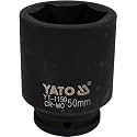 Yato YT-1150 Deep Impact Socket 3/4inch X50mm|Impact Socket Wrench Adaptor|Power Tools|Home Tools|Industrial tools|Mechanical Tools|Automotive|CrMo SCM-440|CrV50BV30|Black Phosphated|Cold Forged