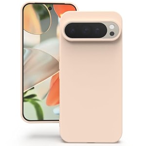 yatwin silicone back case for google pixel 99 pro soft-touch phone back cover for google pixel 99 pro - link pink