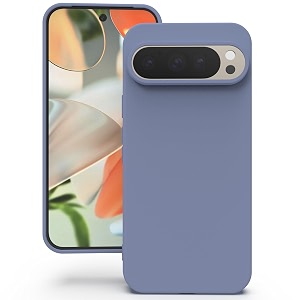 yatwin silicone back case for google pixel 99 pro soft-touch phone back cover for google pixel 99 pro - lavender grey