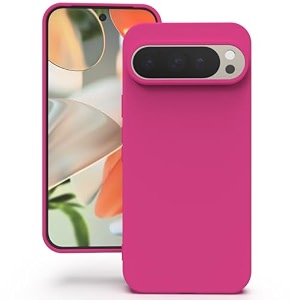 yatwin silicone back case for google pixel 99 pro soft-touch phone back cover for google pixel 99 pro - magenta
