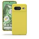 YATWIN Silicone Back Case for Google Pixel 7 Pro, Soft-Touch Phone Back Cover for Google Pixel 7 Pro - Yellow