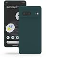 YATWIN Silicone Back Case for Google Pixel 7, Soft-Touch Phone Back Cover for Google Pixel 7 - Dark Green