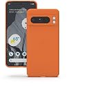YATWIN Silicone Back Case for Google Pixel 8 Pro, Soft-Touch Phone Back Cover for Google Pixel 8 Pro - Orange
