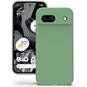 YATWIN Silicone Back Case for Google Pixel 8A, Soft-Touch Phone Back Cover for Google Pixel 8A - Mint Green