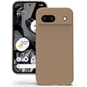 YATWIN Silicone Back Case for Google Pixel 8A, Soft-Touch Phone Back Cover for Google Pixel 8A-Milk Tee, Black