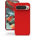 YATWIN Silicone Back Case for Google Pixel 9 Pro XL, Soft-Touch Phone Back Cover for Google Pixel 9 Pro XL - Red