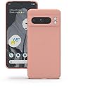 YATWIN Silicone Back Case for Google Pixel 8 Pro, Soft-Touch Phone Back Cover for Google Pixel 8 Pro - Pink