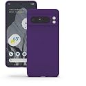 YATWIN Silicone Back Case for Google Pixel 8 Pro, Soft-Touch Phone Back Cover for Google Pixel 8 Pro - Purple