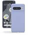 YATWIN Silicone Back Case for Google Pixel 8 Pro, Soft-Touch Phone Back Cover for Google Pixel 8 Pro - Lilac