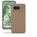 YATWIN Silicone Back Case for Google Pixel 8, Soft-Touch Phone Back Cover for Google Pixel 8-Milk Tee, Beige