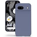 YATWIN Silicone Back Case for Google Pixel 8A, Soft-Touch Phone Back Cover for Google Pixel 8A - Lavender Grey
