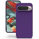 YATWIN Silicone Back Case for Google Pixel 9 Pro XL, Soft-Touch Phone Back Cover for Google Pixel 9 Pro XL - Purple