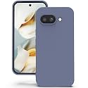 YATWIN Silicone Back Case for Google Pixel 9A, Soft-Touch Phone Back Cover for Google Pixel 9A - Lavender Grey