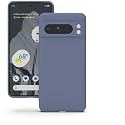 YATWIN Silicone Back Case for Google Pixel 8 Pro, Soft-Touch Phone Back Cover for Google Pixel 8 Pro - Lavender Grey