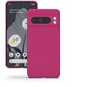 YATWIN Silicone Back Case for Google Pixel 8 Pro, Soft-Touch Phone Back Cover for Google Pixel 8 Pro - Magenta