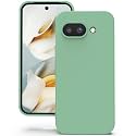 YATWIN Silicone Back Case for Google Pixel 9A, Soft-Touch Phone Back Cover for Google Pixel 9A - Link Cyan