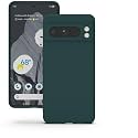 YATWIN Silicone Back Case for Google Pixel 8 Pro, Soft-Touch Phone Back Cover for Google Pixel 8 Pro - Dark Green