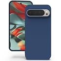 YATWIN Silicone Back Case for Google Pixel 9 Pro XL, Soft-Touch Phone Back Cover for Google Pixel 9 Pro XL - Dark Blue