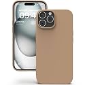 YATWIN Silicone Back Case for Google Pixel 7, Soft-Touch Phone Back Cover for Google Pixel 7-Milk Tee, Light Brown