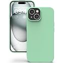 YATWIN Silicone Back Case for Google Pixel 8, Soft-Touch Phone Back Cover for Google Pixel 8 - Link Cyan