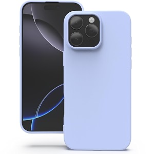 yatwin silicone back case for iphone 16 pro max soft-touch phone back cover for apple iphone 16 pro max - lilac