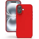 YATWIN Silicone Back Case for iPhone 16 Plus, Soft-Touch Phone Back Cover for Apple iPhone 16 Plus - Red