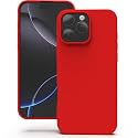 YATWIN Silicone Back Case for iPhone 16 Pro Max, Soft-Touch Phone Back Cover for Apple iPhone 16 Pro Max - Red