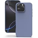 YATWIN Silicone Back Case for iPhone 16 Pro Max, Soft-Touch Phone Back Cover for Apple iPhone 16 Pro Max - Lavender Grey