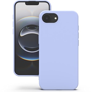 yatwin silicone back case for iphone 16e soft-touch phone back cover for apple iphone 16e - lilac