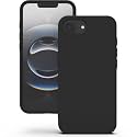 YATWIN Silicone Back Case for iPhone 16e, Soft-Touch Phone Back Cover for Apple iPhone 16e - Black