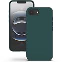 YATWIN Silicone Back Case for iPhone 16e, Soft-Touch Phone Back Cover for Apple iPhone 16e - Dark Green