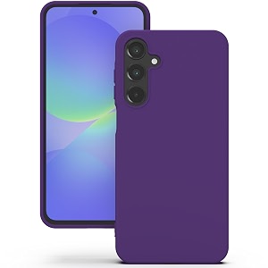 yatwin silicone back case for samsung galaxy a36 soft-touch phone back cover for samsung galaxy a36 - purple