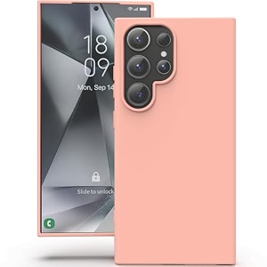 yatwin silicone back case for google pixel 7 soft-touch phone back cover for google pixel 7 - pink